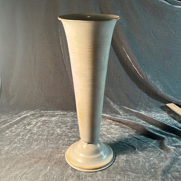 Accents Tall Metal Vase Poshmark